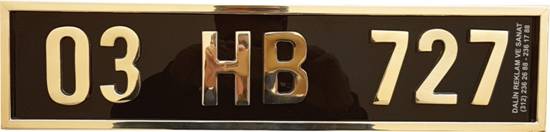 MAKAM OTO PLAKA Z�RAAT ODASI BA�KANLI�I EM�RDA� AFYONKARAH�SAR 2