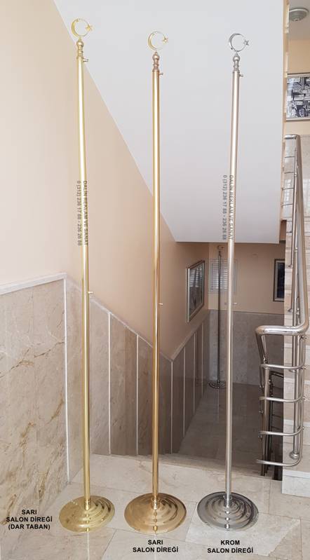 N�KEL KROM SALON D�RE�� VE SARI SALON D�REKLER� GEN�� VE DAR TABANLI