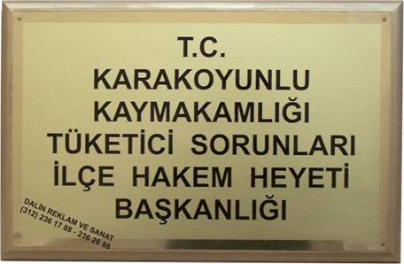 PR�N� LEVHA T�KET�C� HAKEM HEYET�