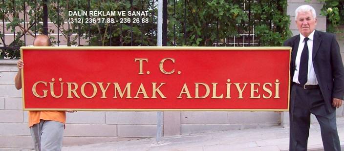 DIŞ CEPHE TABELA ADLİYE