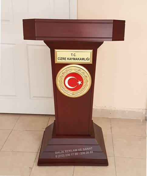 CİZRE KAYMAKAMLIĞI KONUŞMACI KÜRSÜSÜ